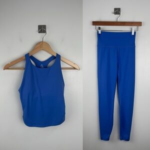 Rhoback Women Vista Set Tank & Legging Blue Size XS
